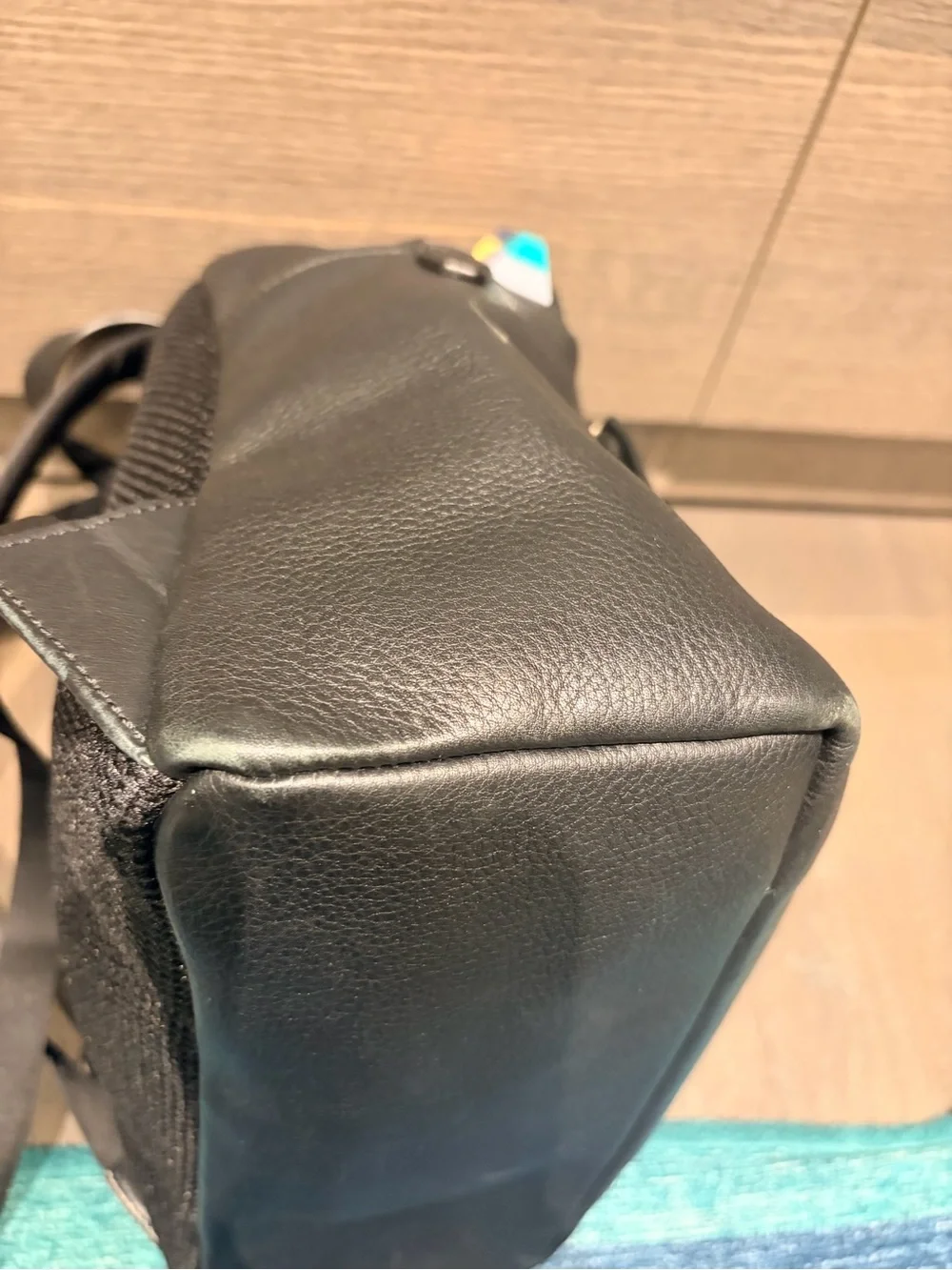 Fendi “Rainbow” Studded Leather Backpack – Black with Multicolor Studs